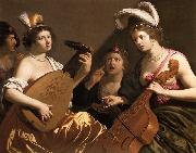 BIJLERT, Jan van The Concert in oil painting artist